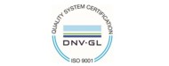 quality ISO 9001: 2008 with the DNV