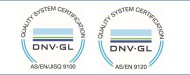 2015 The company is certified by the DNV